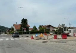 Il cantiere della rotatoria